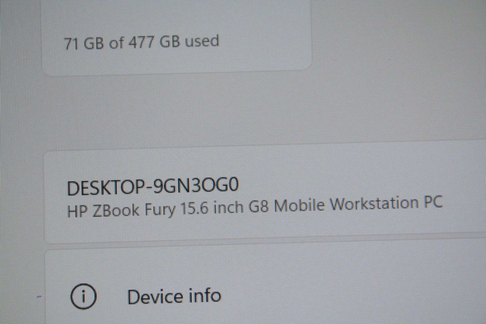 HP ZBook Fury G8 Mobily, 15.6″ i7-11800H, 2.3 GHz,64GB Ram 512 SSD T1200