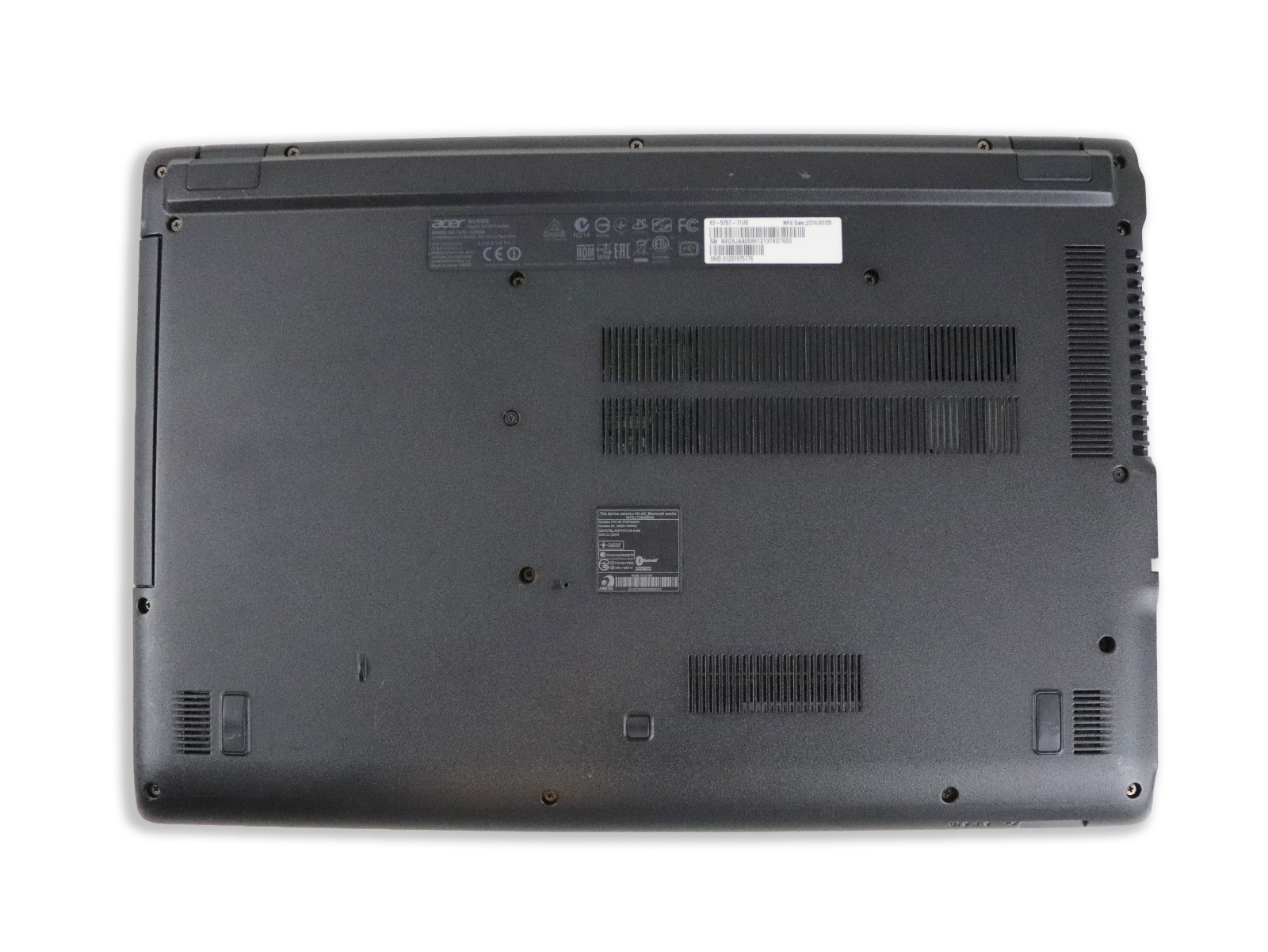 Acer V3-575T 15.6” Touch Intel Core i7-6500U, 12GB RAM, 512GB SSD, Win 11