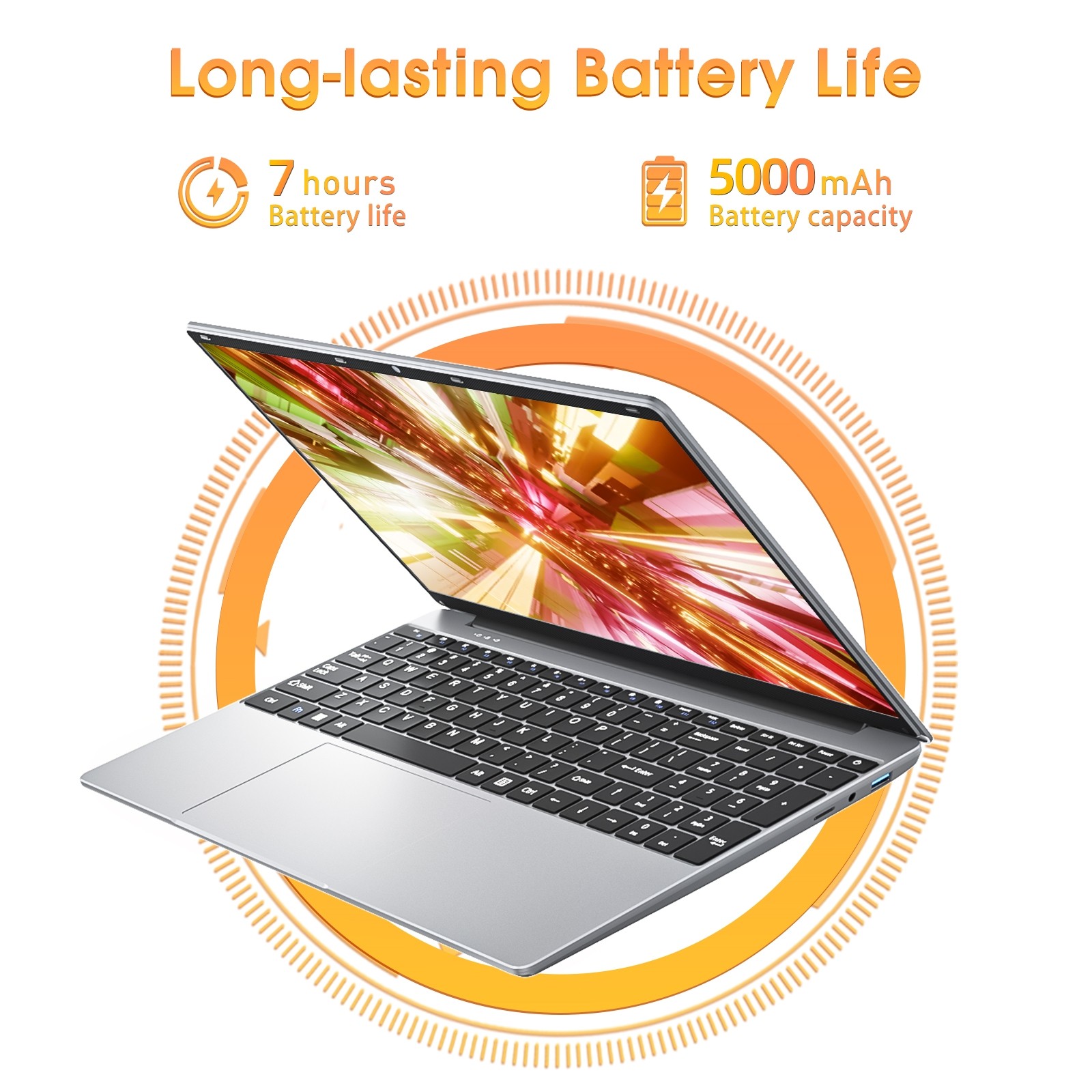 Portable Windows 11 Laptop 15.6″ Intel Celeron 8GB RAM 256GB SSD Notebook HDMI