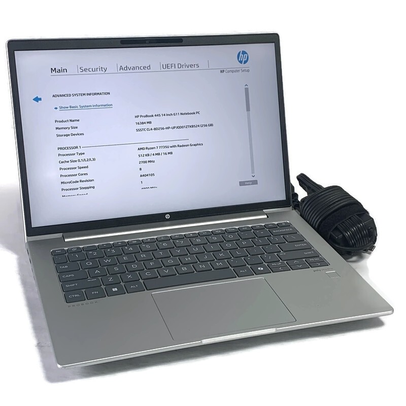 HP ProBook 445 G11 14″ Laptop Ryzen 7 7735U 2.7GHz 16GB 256GB NVMe SSD – Win11