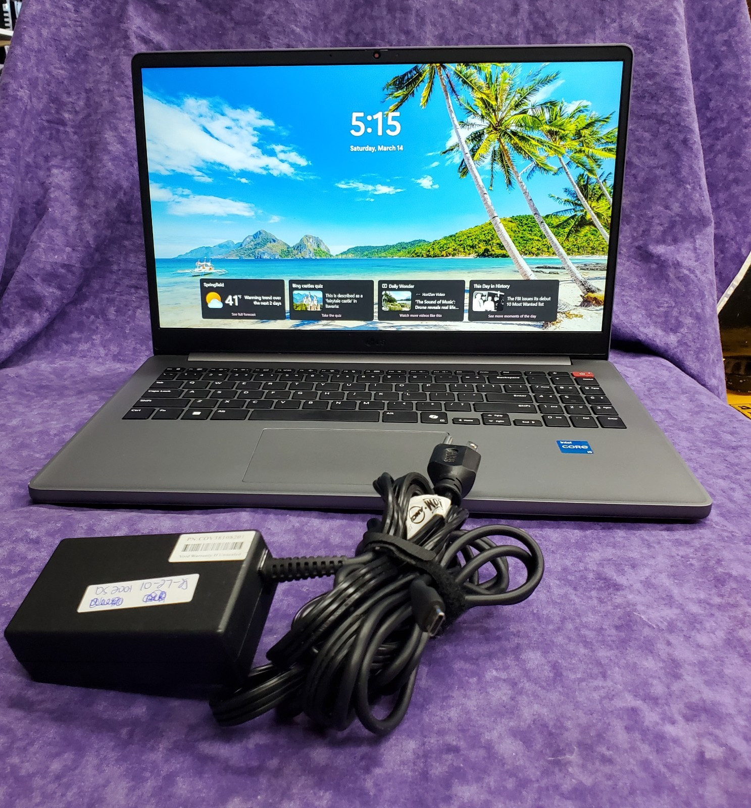 💥EXCELLENT💥 LG GRAM BOOK 15U50T / CORE i5-1334U 8GB/256GB 💥TESTED💥