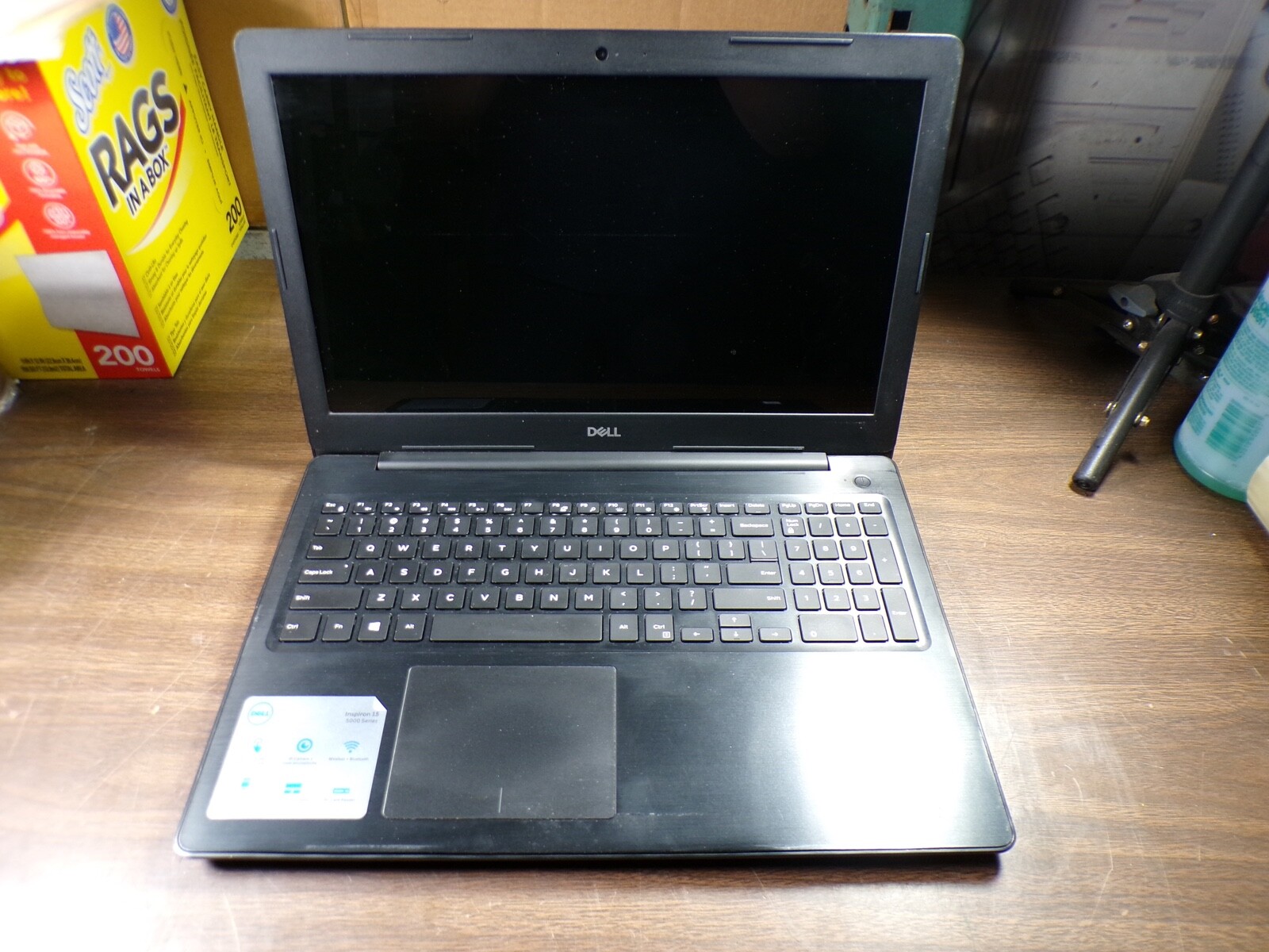 DELL INSPIRION 15 5000 INTEL CORE I3 8TH GEN NO RAM **UNTESTED **NO HD/ NO CADDI