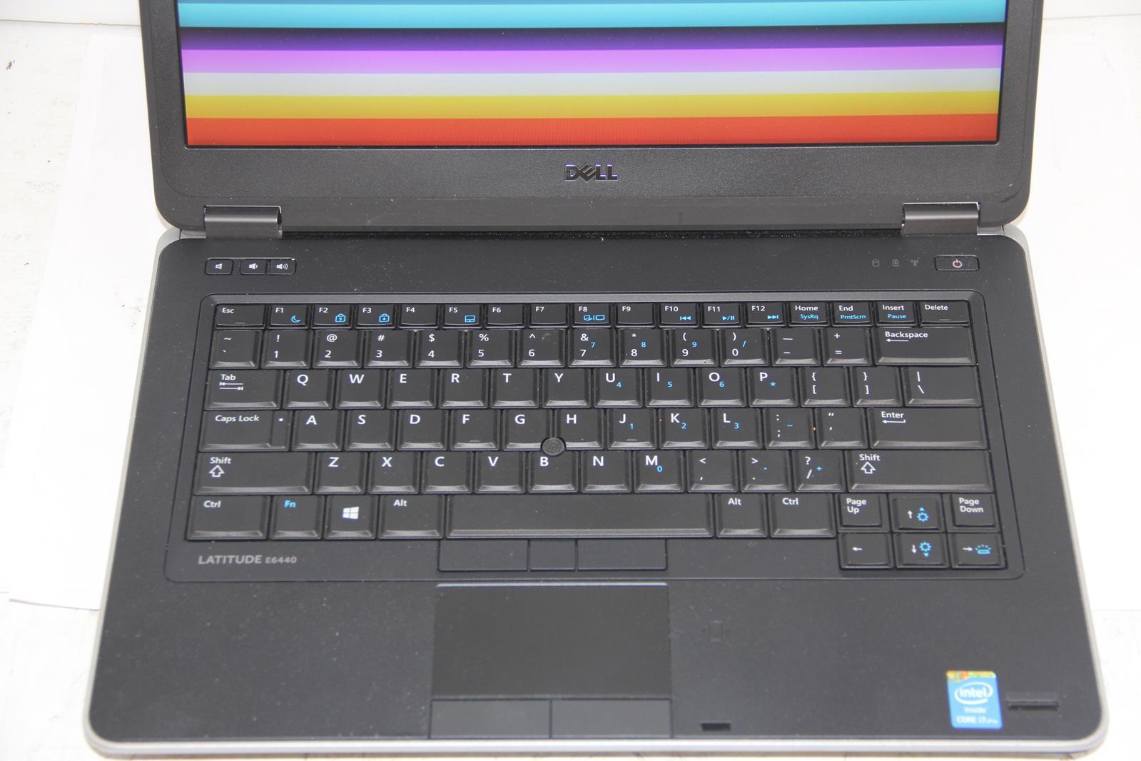 DELL LATITUDE E6440 Core i7 2.90GHz NO HDD 8GB RAM DVD-RW 14-Inch Laptop TESTED