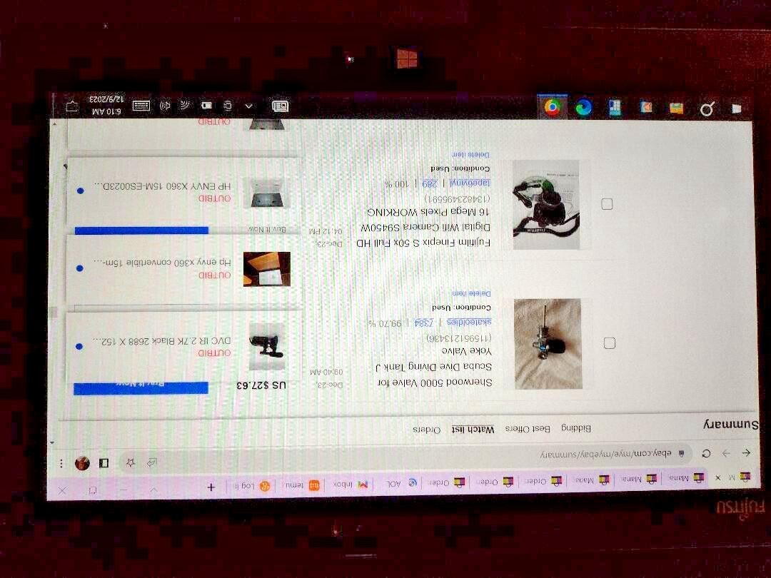 Fujitsu Stylistic Q616 Core M5-6Y54 4GB RAM 128GB SSD win 10 Works/Looks Good