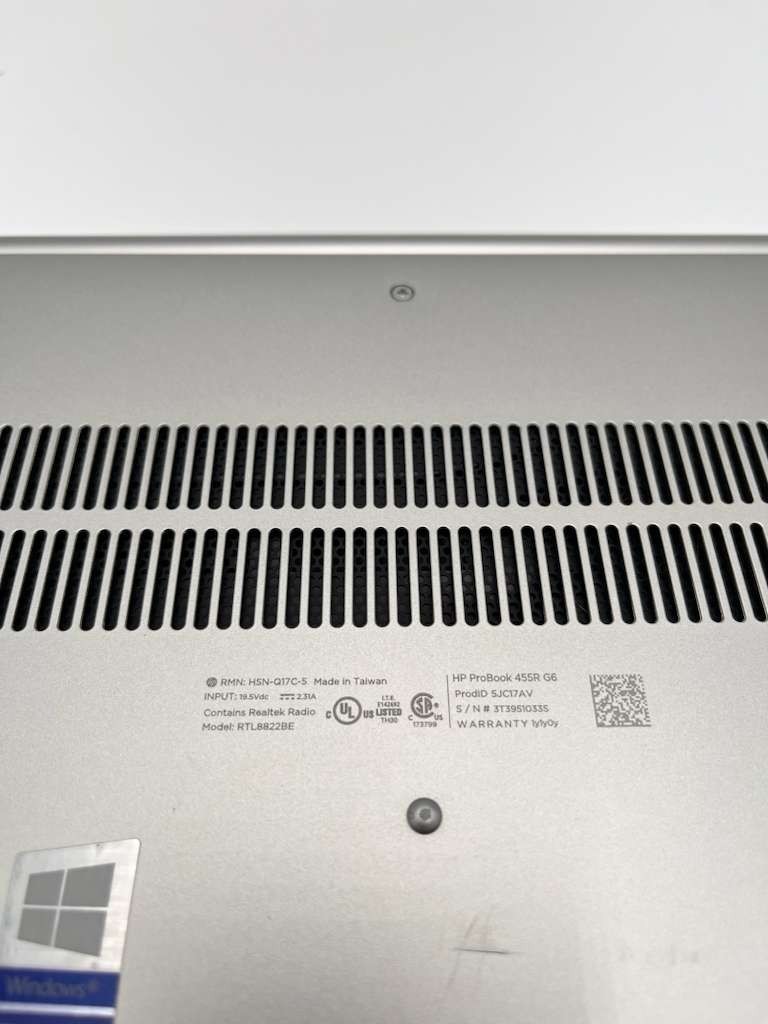 HP ProBook 455R G6 Ryzen 3 3200U 8GB RAM 500GB Storage Laptop