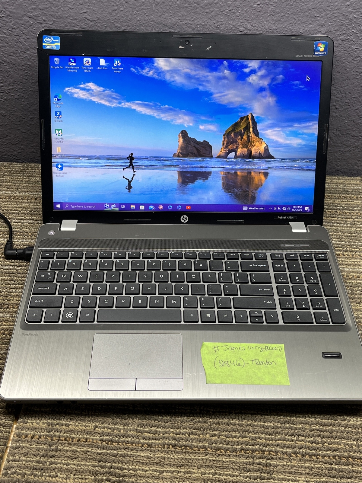 HP ProBook 4530s 15.6″ Laptop | i3-2350M 2.3GHz | 4GB | 1TB | Windows 10 3478