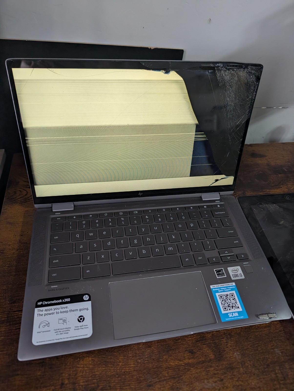 HP 14c-ca0053dxnr Chromebook, iPad 3rd Gen , Amazon 10″ 5th Gen Cracked Screens