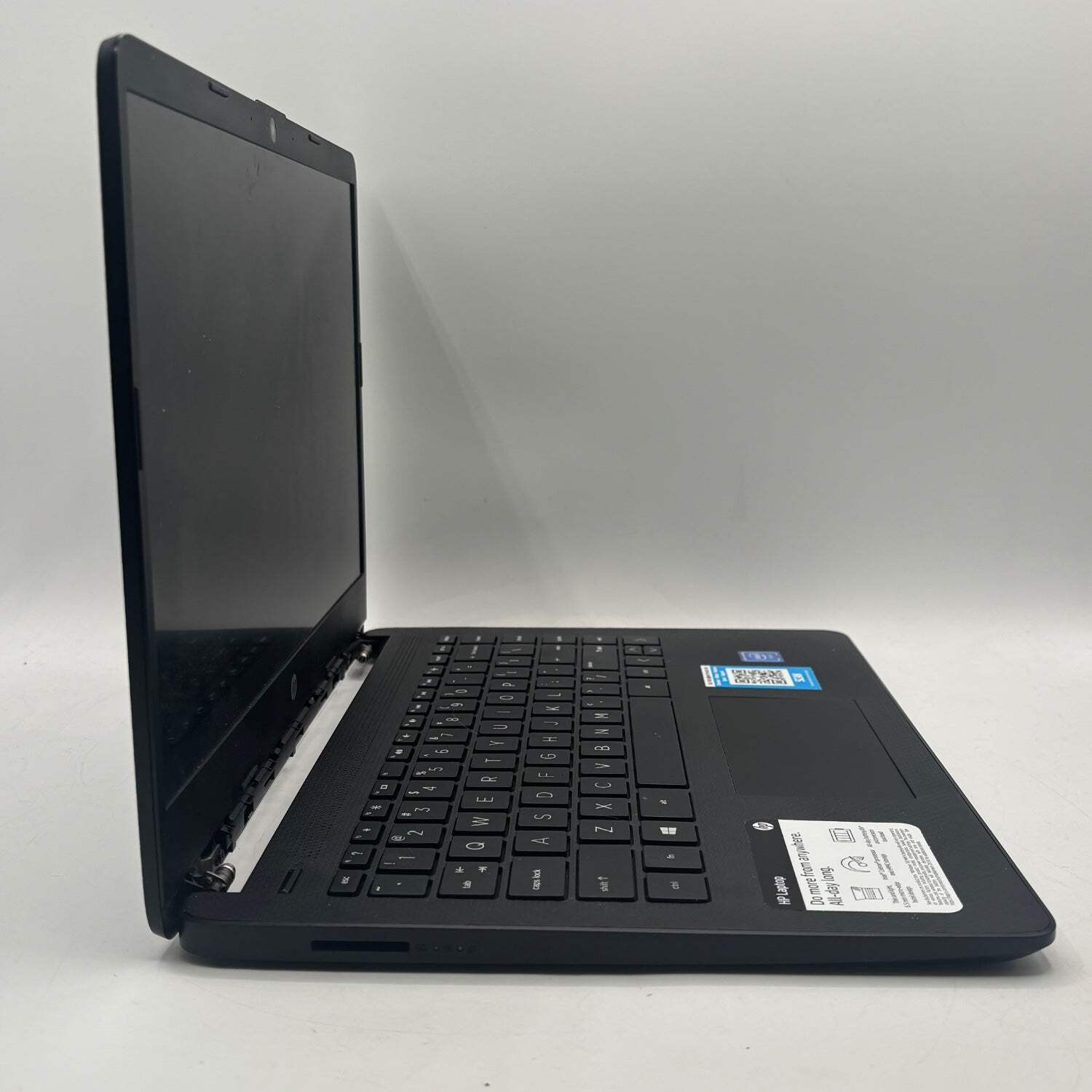 Broken HP Laptop 12.5″ Celeron N4020 1.1GHz 4GB RAM 60GB SSD Missing Hinge Cover