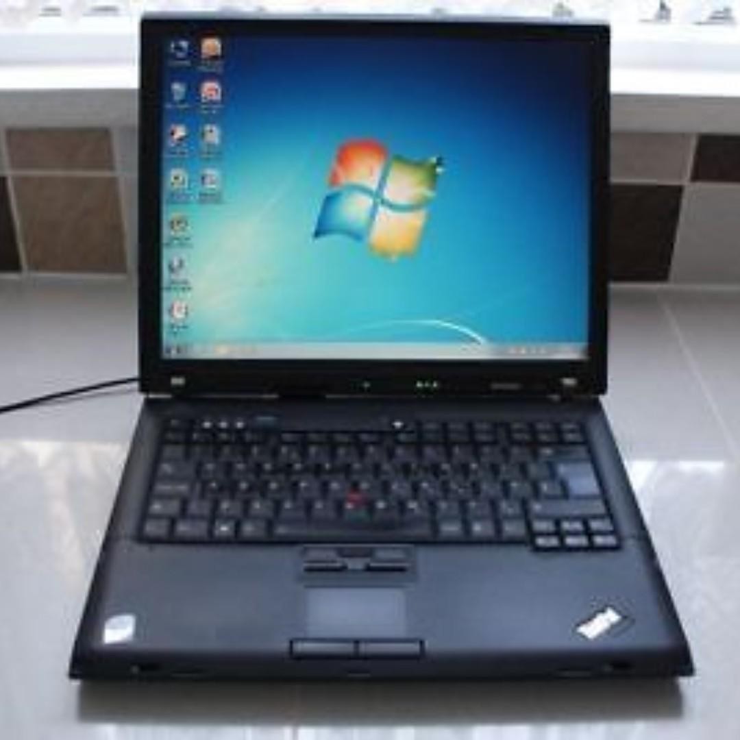 Dual Boot IBM Thinkpad R60 Laptop Windows 7 & XP, Office2010 3GB GdBatWkGr8 4