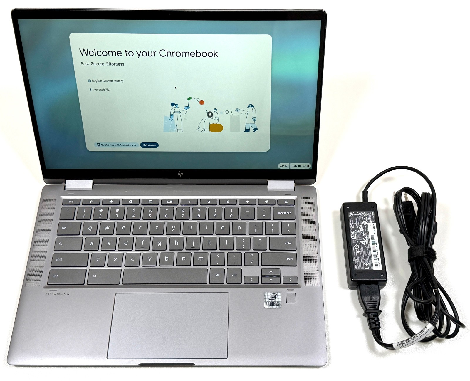 HP Chromebook x360 14c-ca0053dx 14″ Touch 2.1GHz i3-10110U 8GB RAM 64GB eMMC SSD