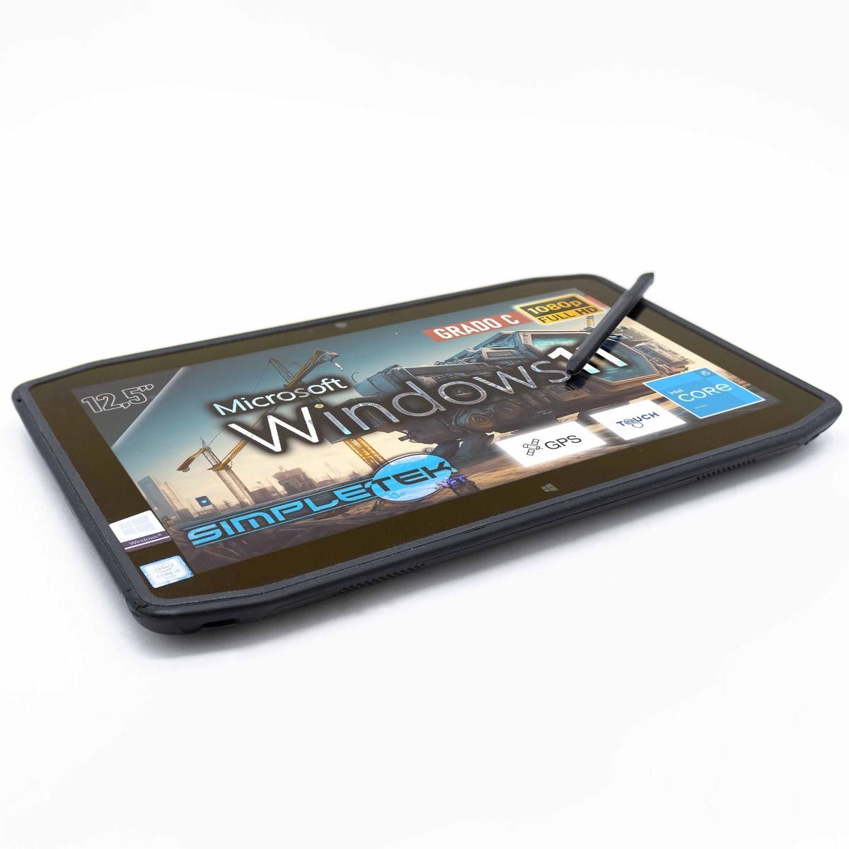 Zebra R12 I5 12.5″ Tablet Touchscreen Rugged Windows 11 8gb 4tb Lte 4g Gps_