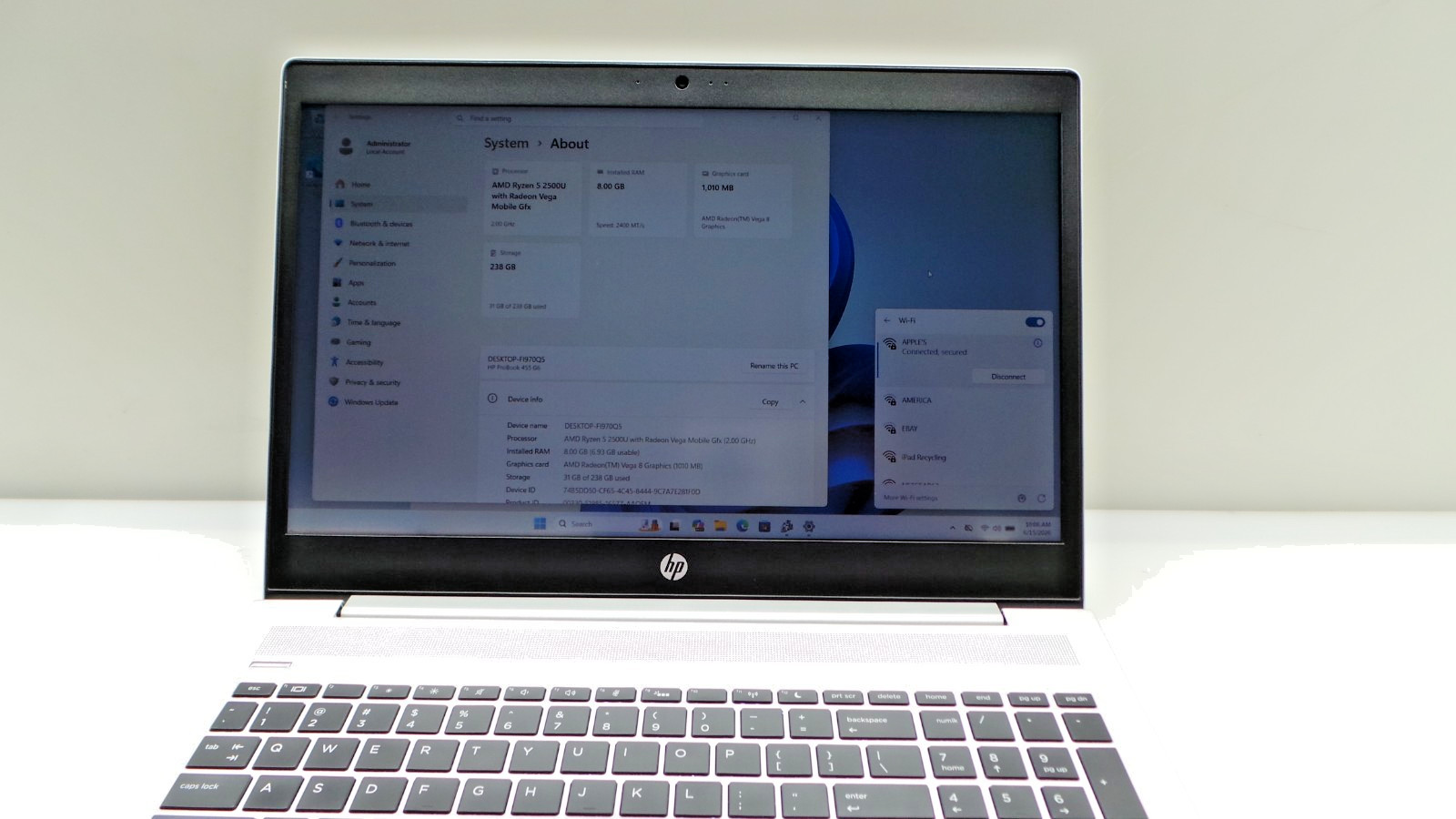 HP ProBook 455 G6 | 15.6″ | AMD Ryzen 5 2500U | 8GB RAM 256GB NVMe | ***READ***