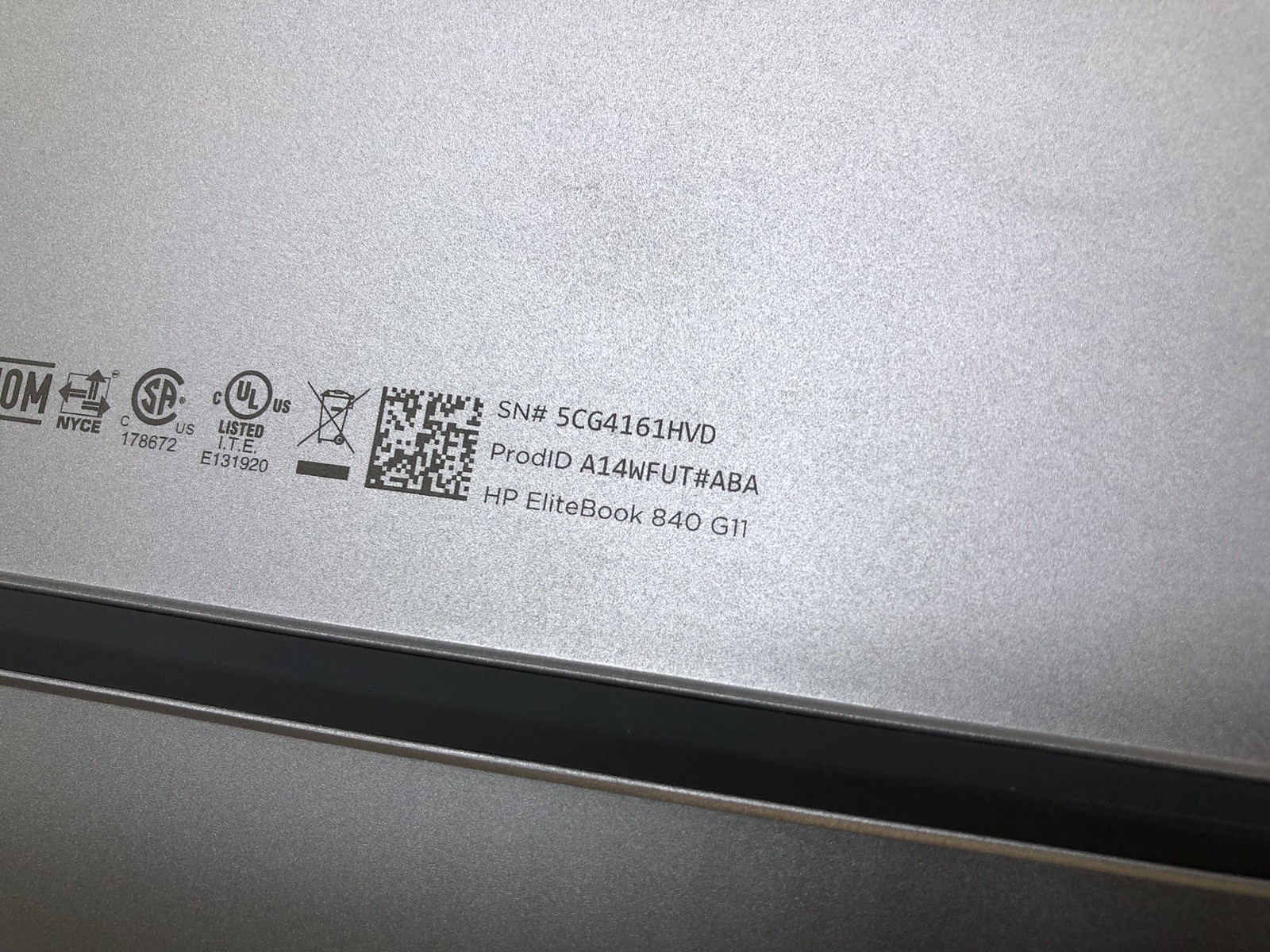 HP EliteBook 840 G11 Ultra 7 16GB RAM 512GB SSD Touchscreen IR Camera Win 11 Pro