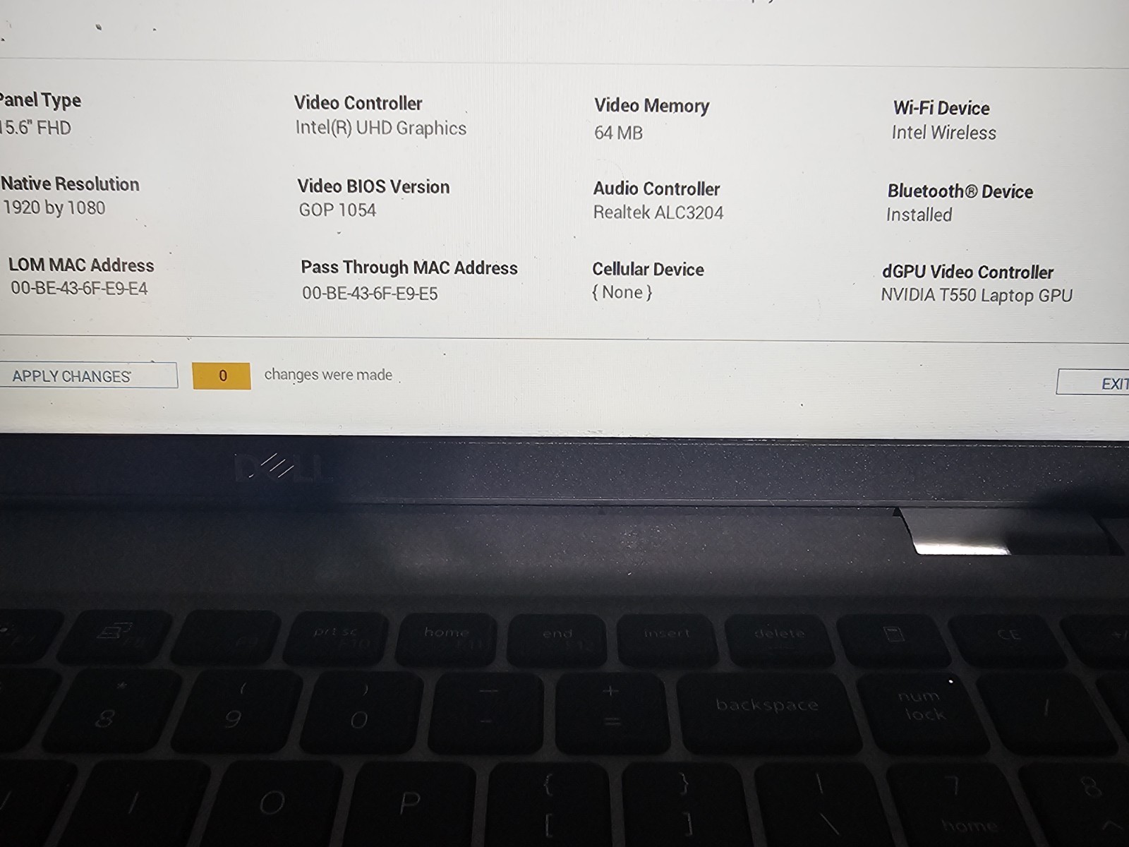 Dell Precision 3570 i5-1245U 12th Gen NVIDIA GPU NO HD/RAM OR AC #t87