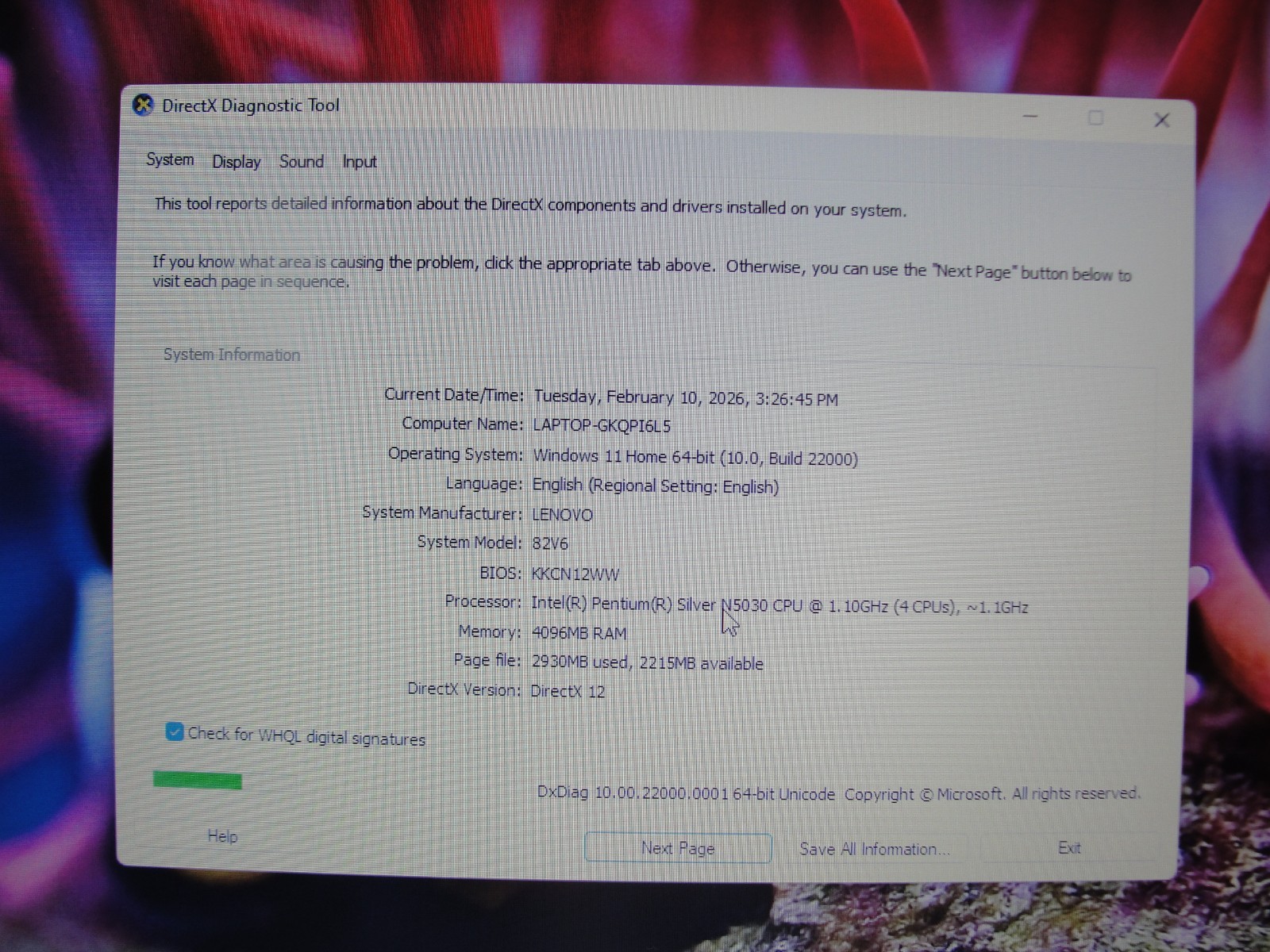 Lenovo IdeaPad 1 14IGL7 14”HD Pentium Silver N5030 1.1GHz 4GB RAM 128GB SSD