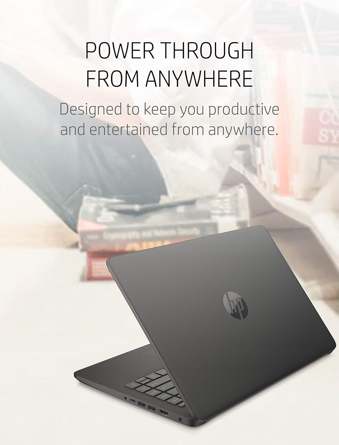 HP 14 HD Laptop AMD 3020e 4 GB RAM 64 GB eMMC Storage Windows 10 Home