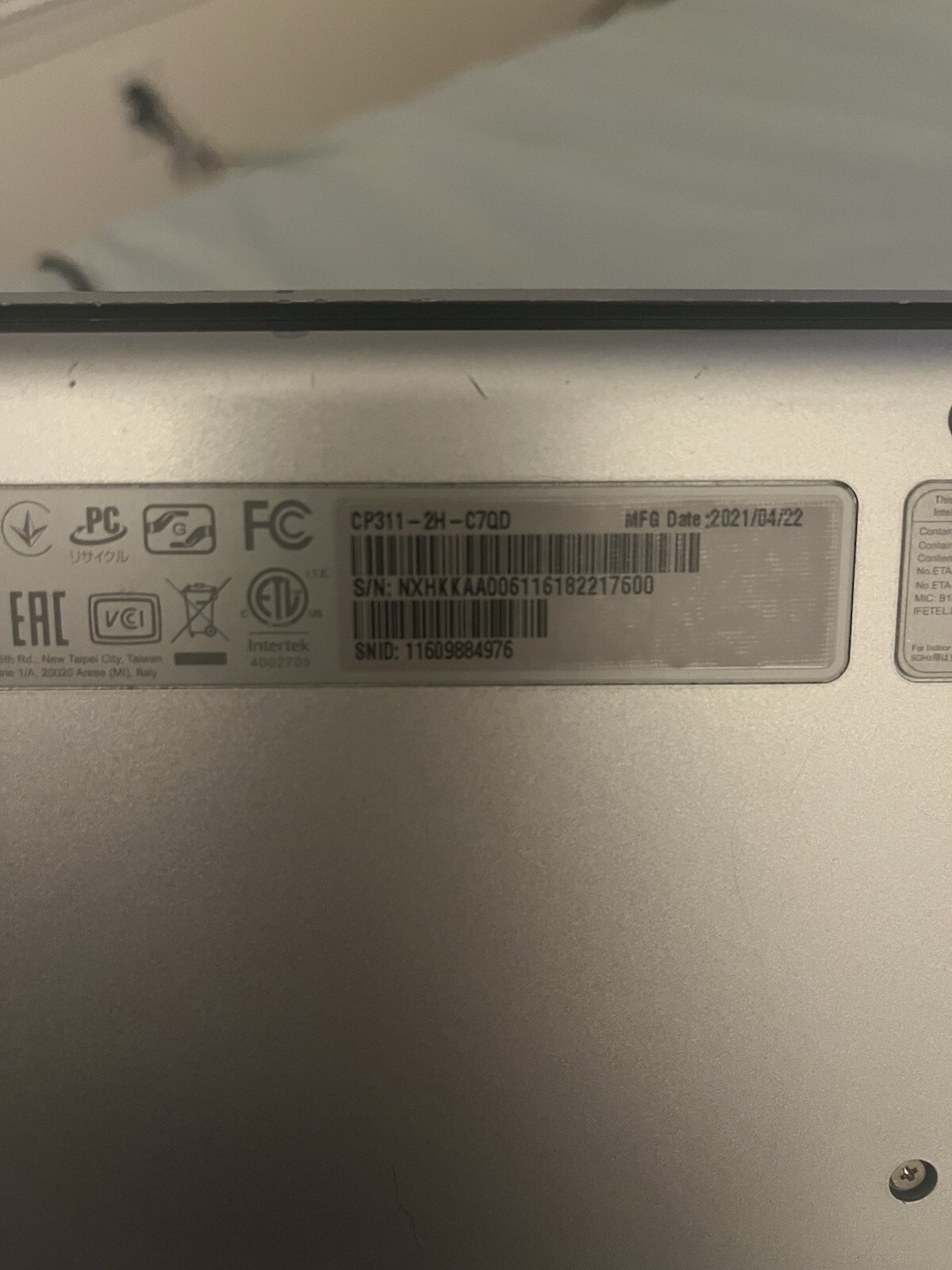 Acer Chromebook Spin 11.6-INCHES 4GB RAM 32GB eMMC Laptop 2-in-1 Touchscreen
