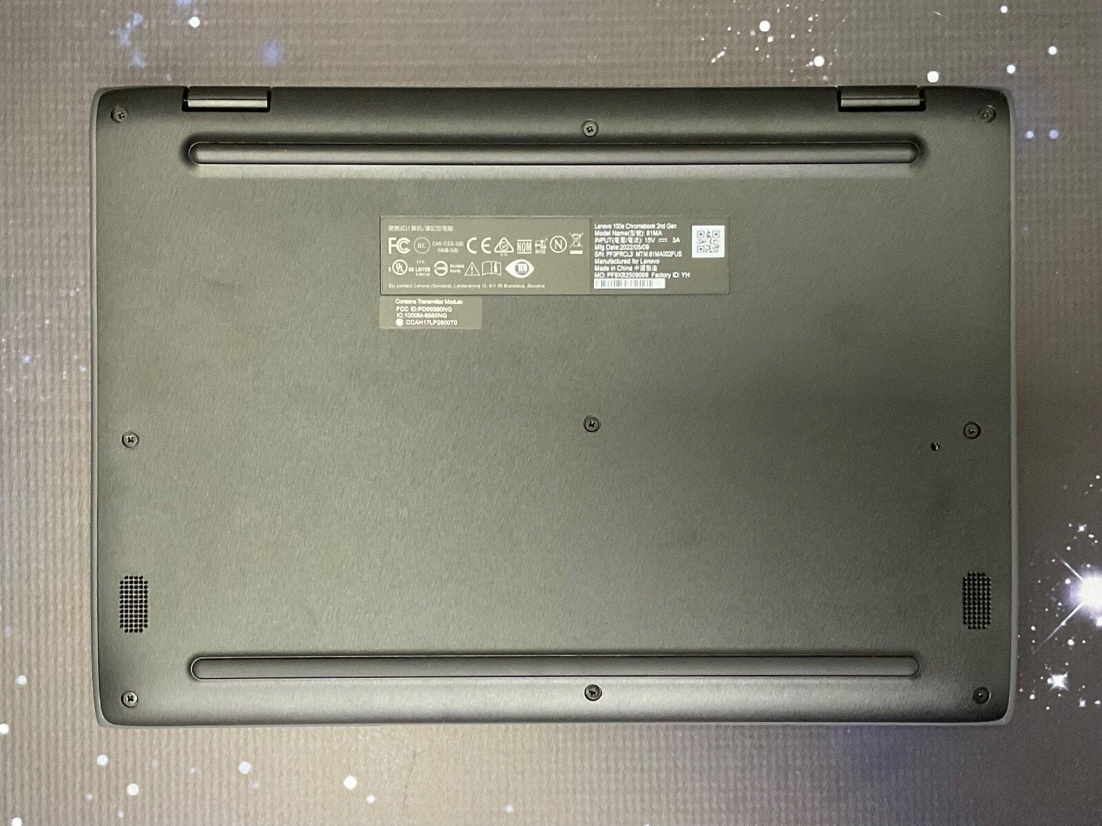 Lenovo 100e 11.6″ Gen 2 Chromebook Intel N4020 / 4GB / 32GB 81MA0039US (AS IS)