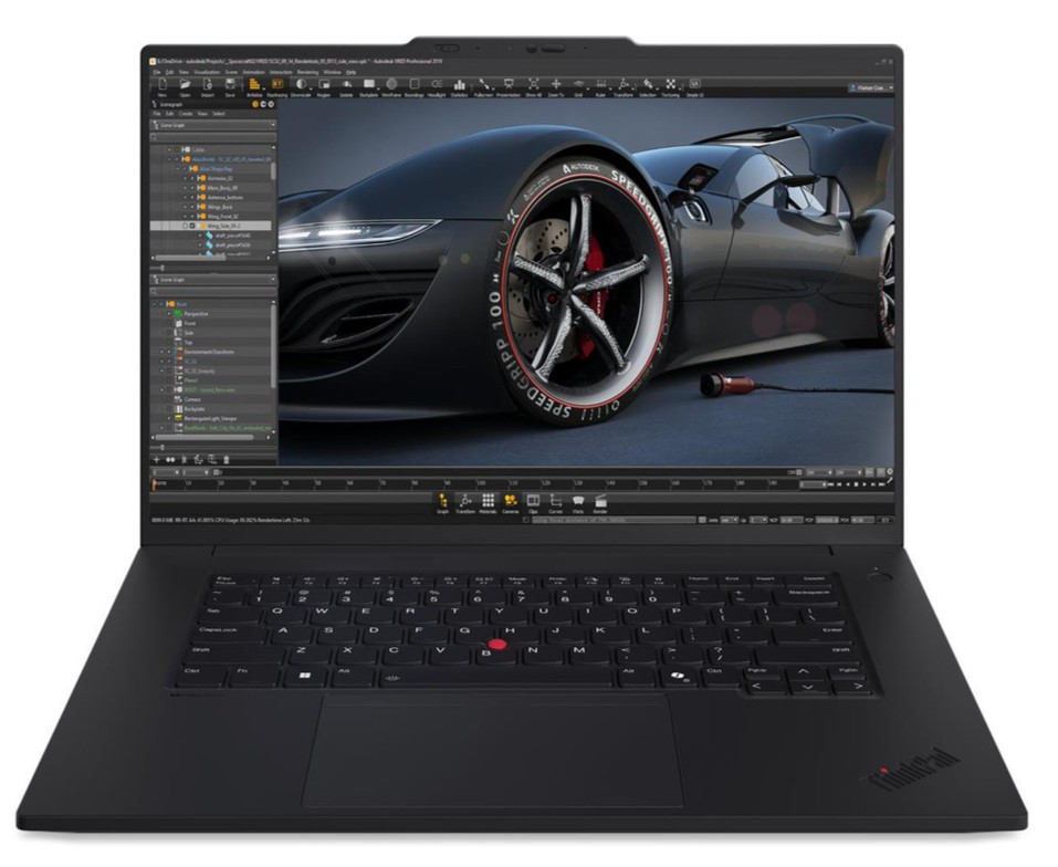 New Lenovo ThinkPad P1 Gen 7 16″ WUXGA Ultra 7 155H 32GB 1TB SSD Cam RTX 2000