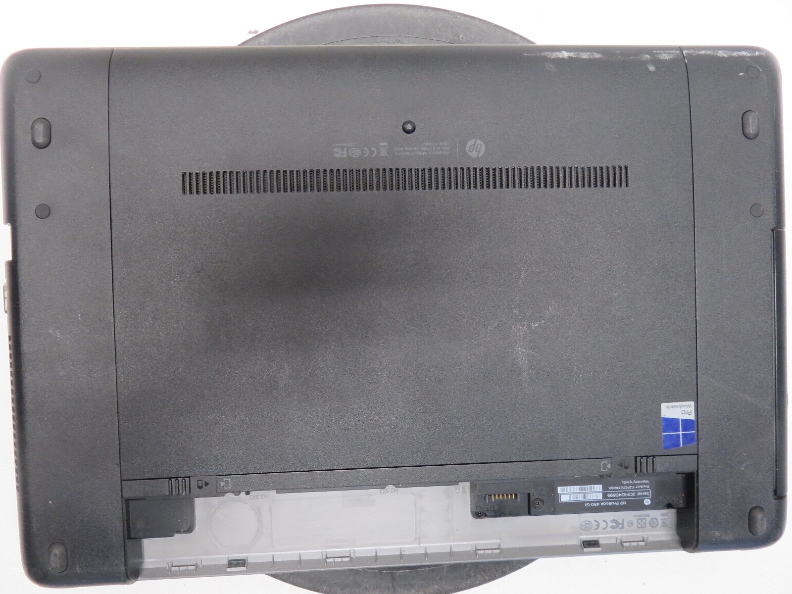HP ProBook 450 G1 Intel i3-4000M 2.4GHz 4 GB NO HDD No Batt