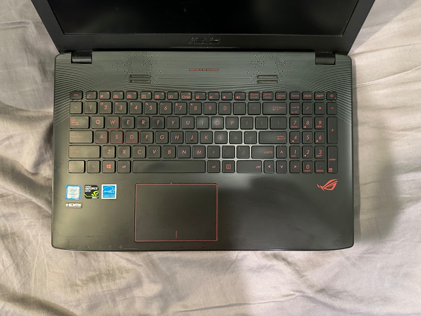 ASUS ROG GL552VW Intel Core i7-6700 GeForce 960M 16GB RAM 1TB HDD 256GB NVME