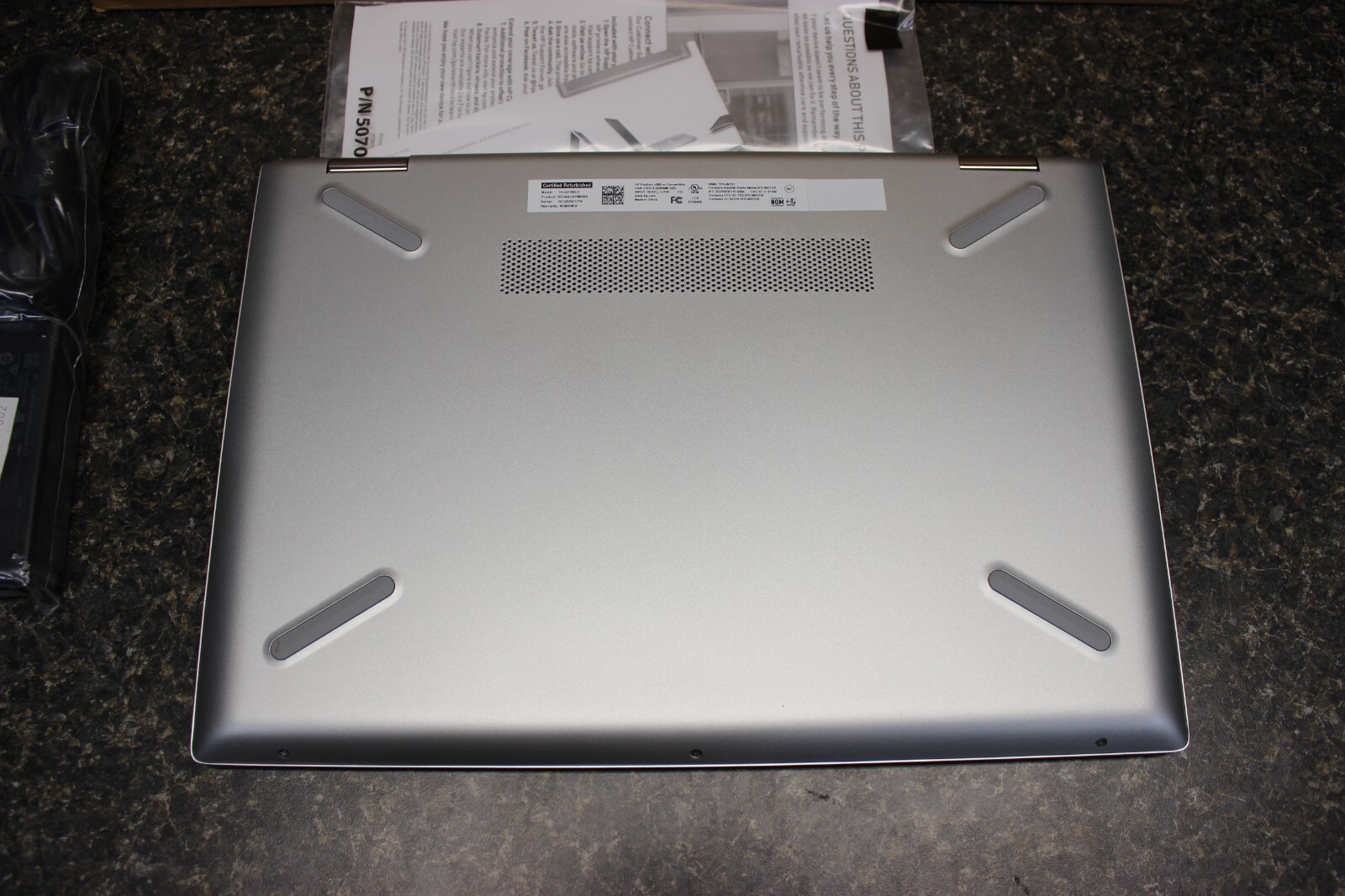 HP Pavilion X360 14-CD1055CL 256GB SSD 8GB DDR4 Win10Home- See Descrip