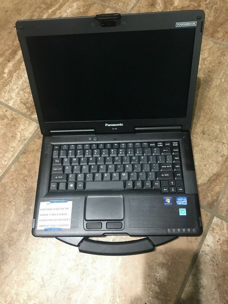PANASONIC CF-53 MK2 TOUCHSCREEN🔹i5-3320M@2.60GHz✔️8GB✔️256SSD✔️WIN7PRO64BIT