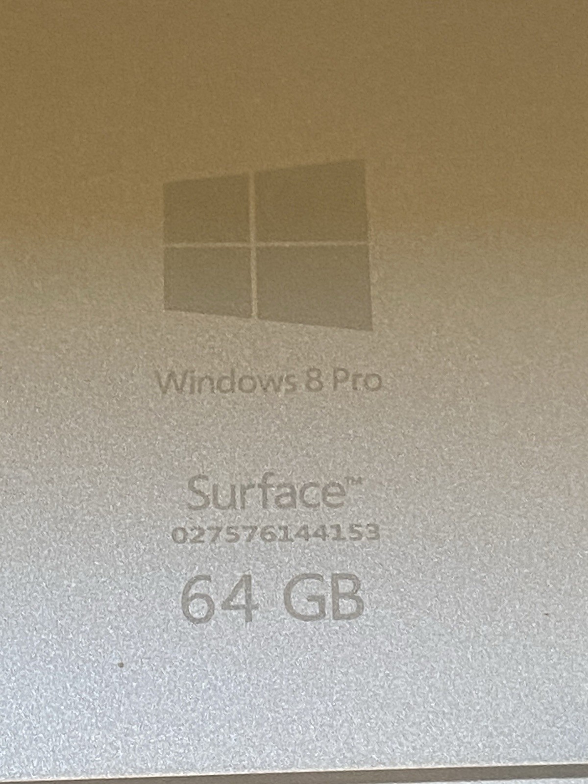 Microsoft Surface Pro 64GB Tablet Laptop w/ Type Cover Keyboard & Charger Tested
