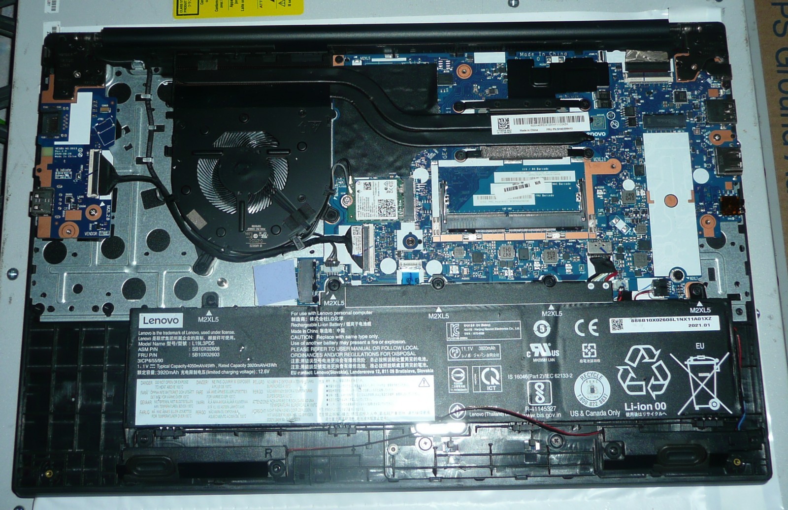 Lenovo Thinkpad E15 Gen2 i5-1135G7 Bare Bones System 20TD00B7US – FOR PARTS