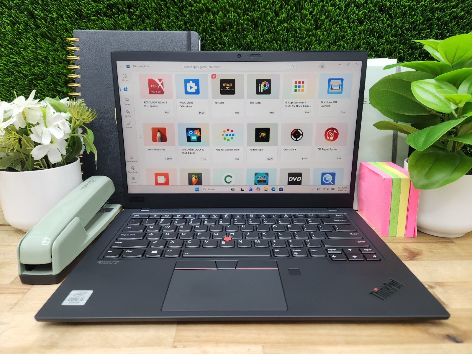Lenovo ThinkPad X1 Carbon Gen 8 14″ i5-10210U 8GB 256GB SSD EXCELLENT BATTERY ~