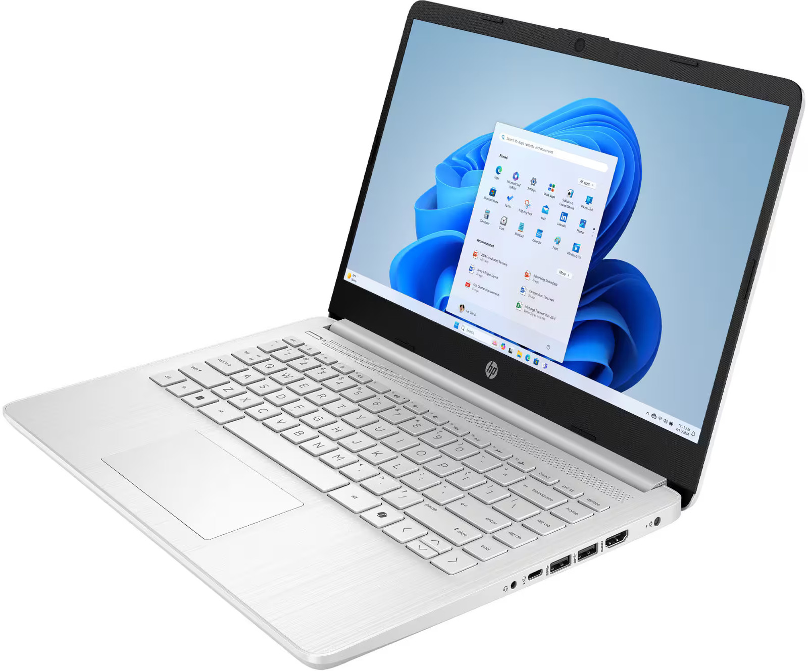 HP – 14″ Laptop – Intel N150 Processor – 4GB Memory – 128GB UFS – Natural Silver