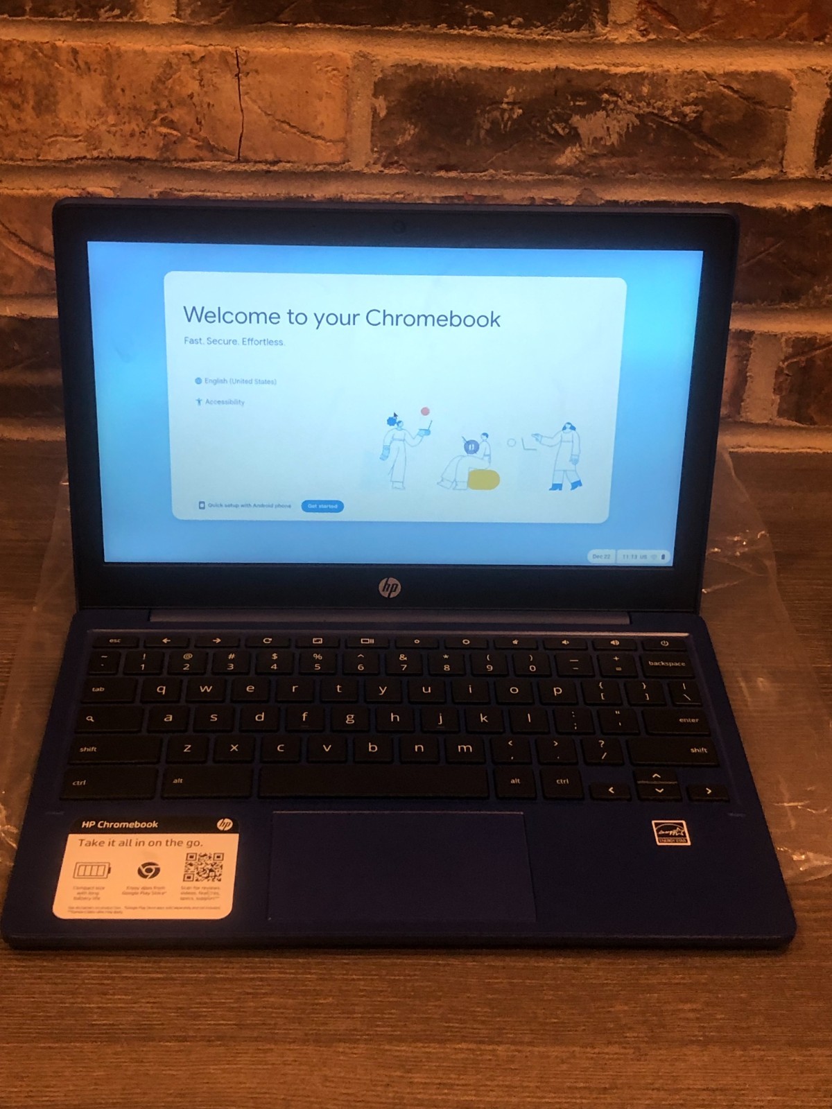 HP 60G03UA#ABA 11.6″ Laptop MediaTek MT8183 2.0 GHz 64 GB HDD LED HD ChromeOS