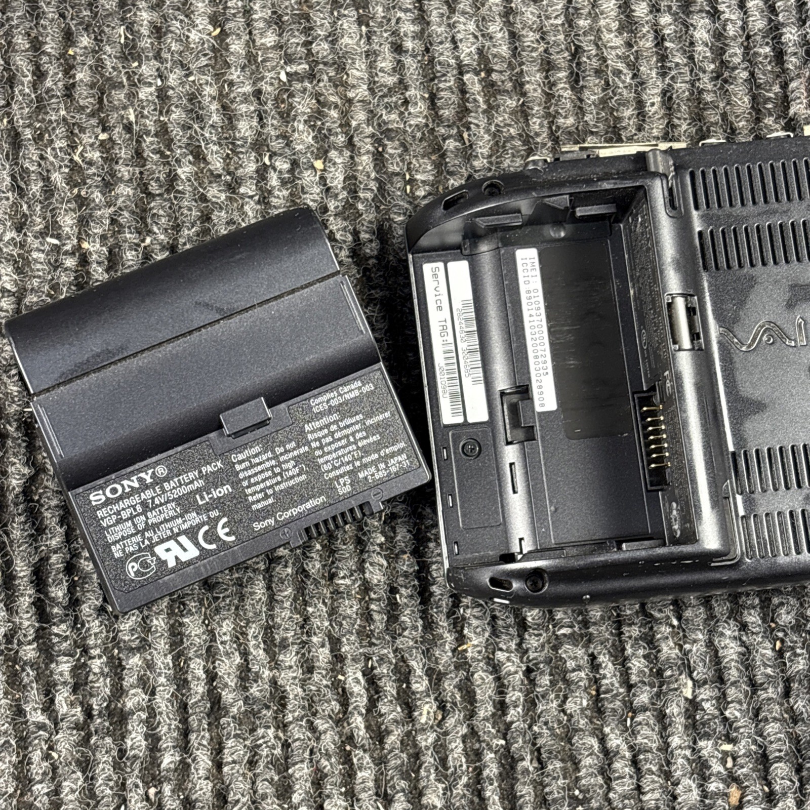 Good Condition Sony VAIO VGN-UX180P Mini PC For Parts As Is UNTESTED