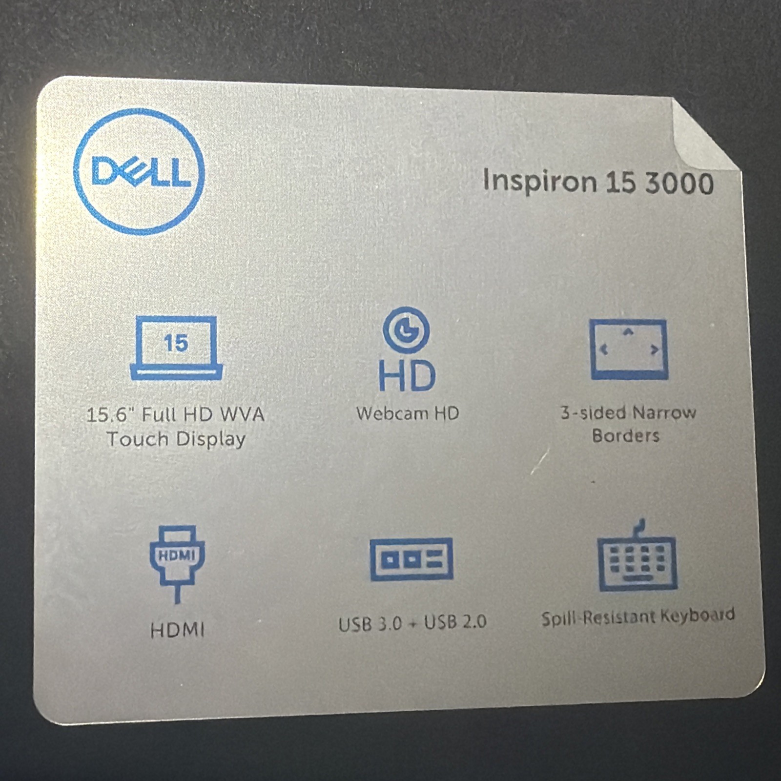 Dell Inspiron 15 3000 3511 15.6″ FHD Laptop i5-1035G1 8GB 256GB| Touch Screen |