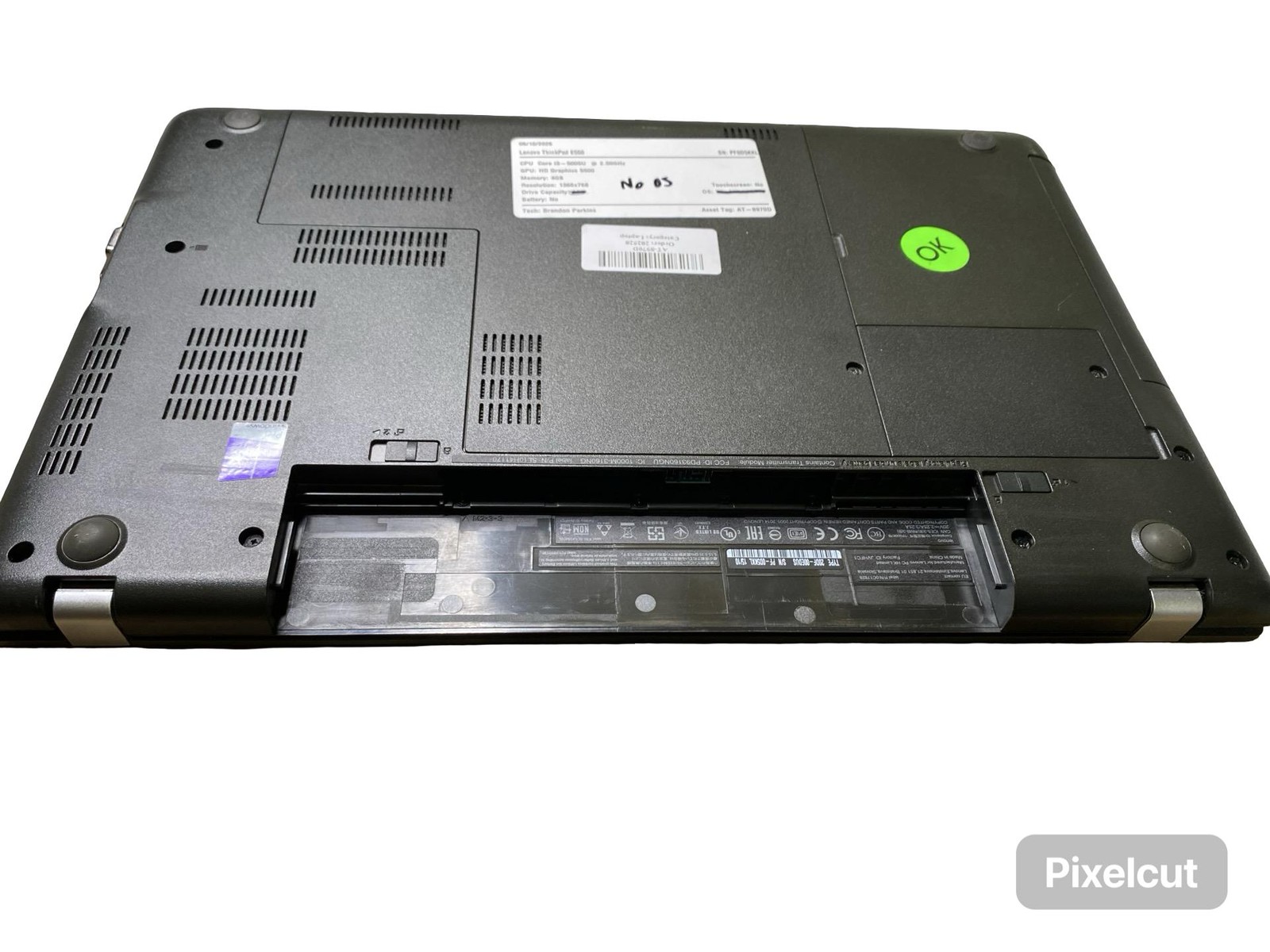 Lenovo ThinkPad E550 Corei3 5005U 4GB No OS/SSD No Battery Grade C