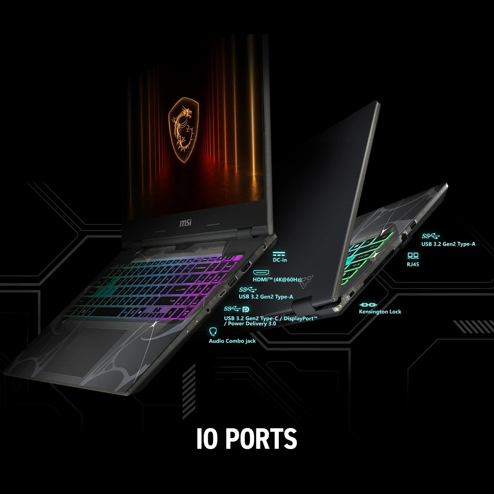 New MSI Cyborg 15.6″ Laptop, Intel Core 7 240H, NVIDIA GeForce RTX 5070, 16GB 1T