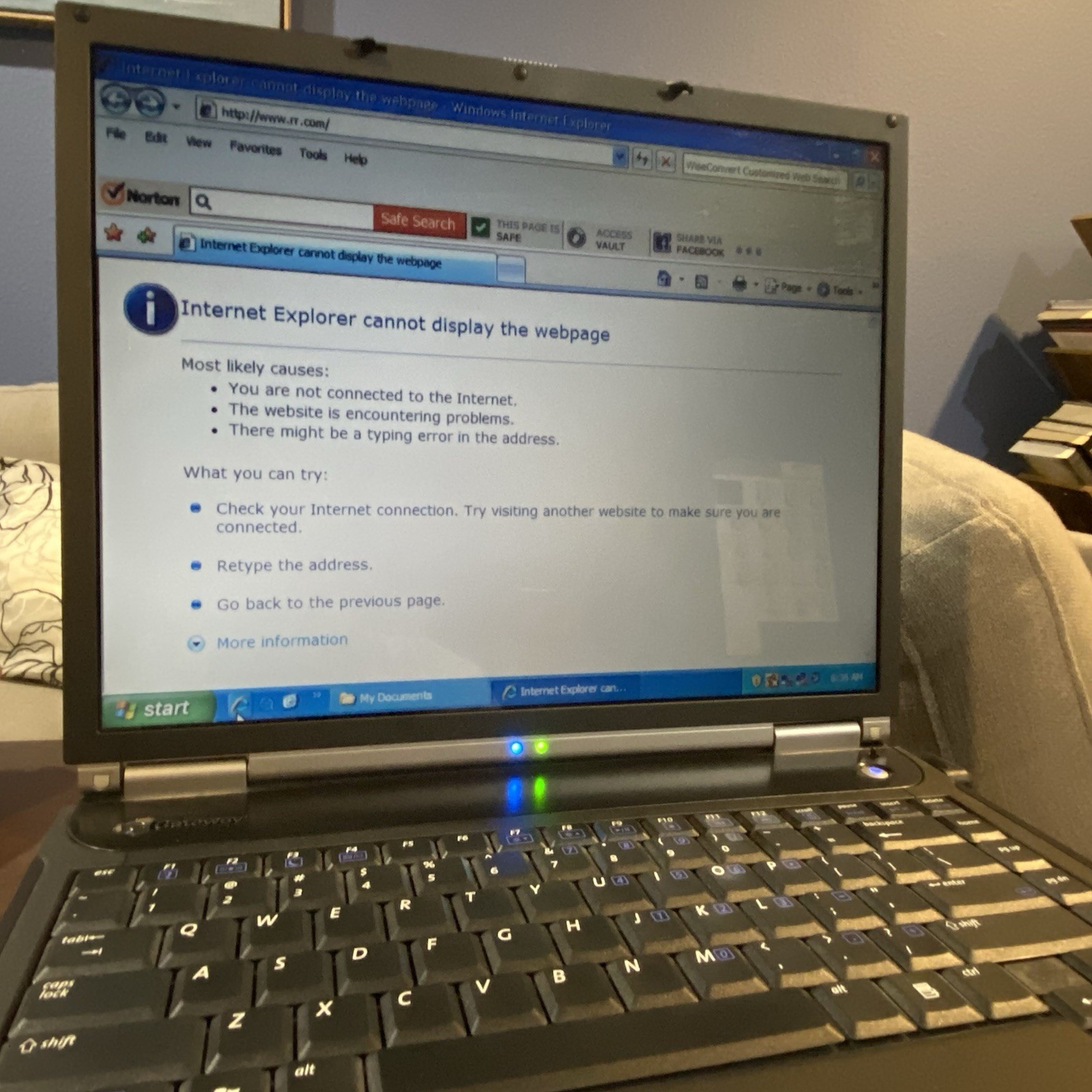 Gateway Laptop4530GZ Pentium M @1.6MHz 480MB RAM – Windows XP Installed