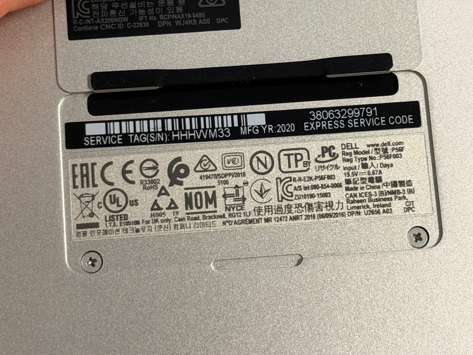 Dell XPS 15 7590 4K OLED Laptop i7-9750H, 16GB RAM, GTX1650 GDDR5 GPU