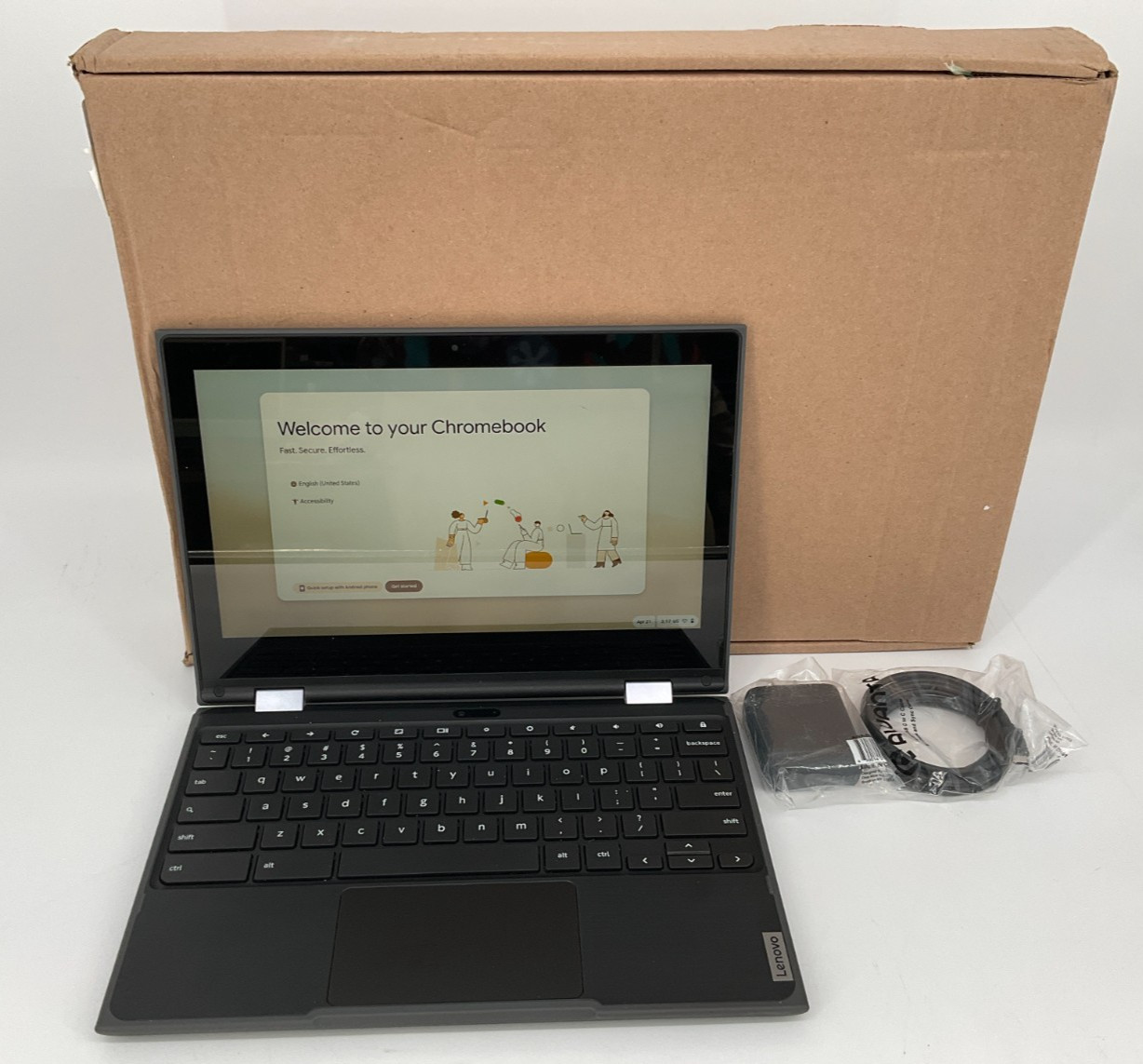 Lenovo Chromebook 500e N4100 4GB 32GB BT4.2 WiFiAC 11.6T 81MC0000US ✅❤️️✅❤️️