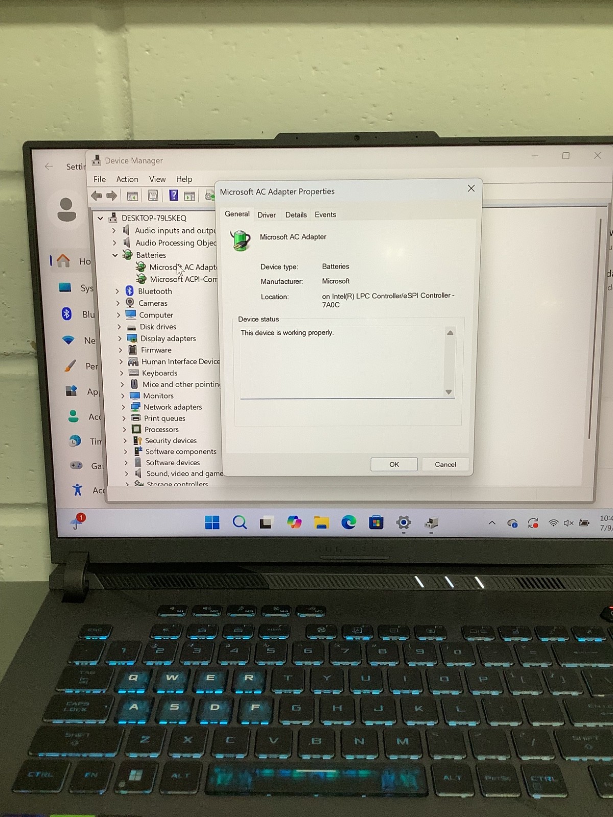 Asus ROG Strix G16 Laptop- (G614J) 13th Gen Core i9 32GB RAM 1TB SSD 8GB