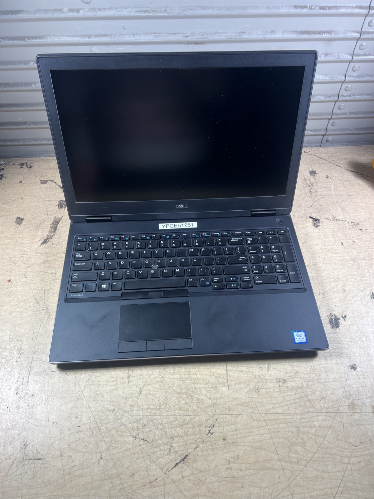 DELL PRECISION 7530 INTEL CORE I5-8300H 2.30GHZ 24GB RAM **NO HD/ NO CADDIE