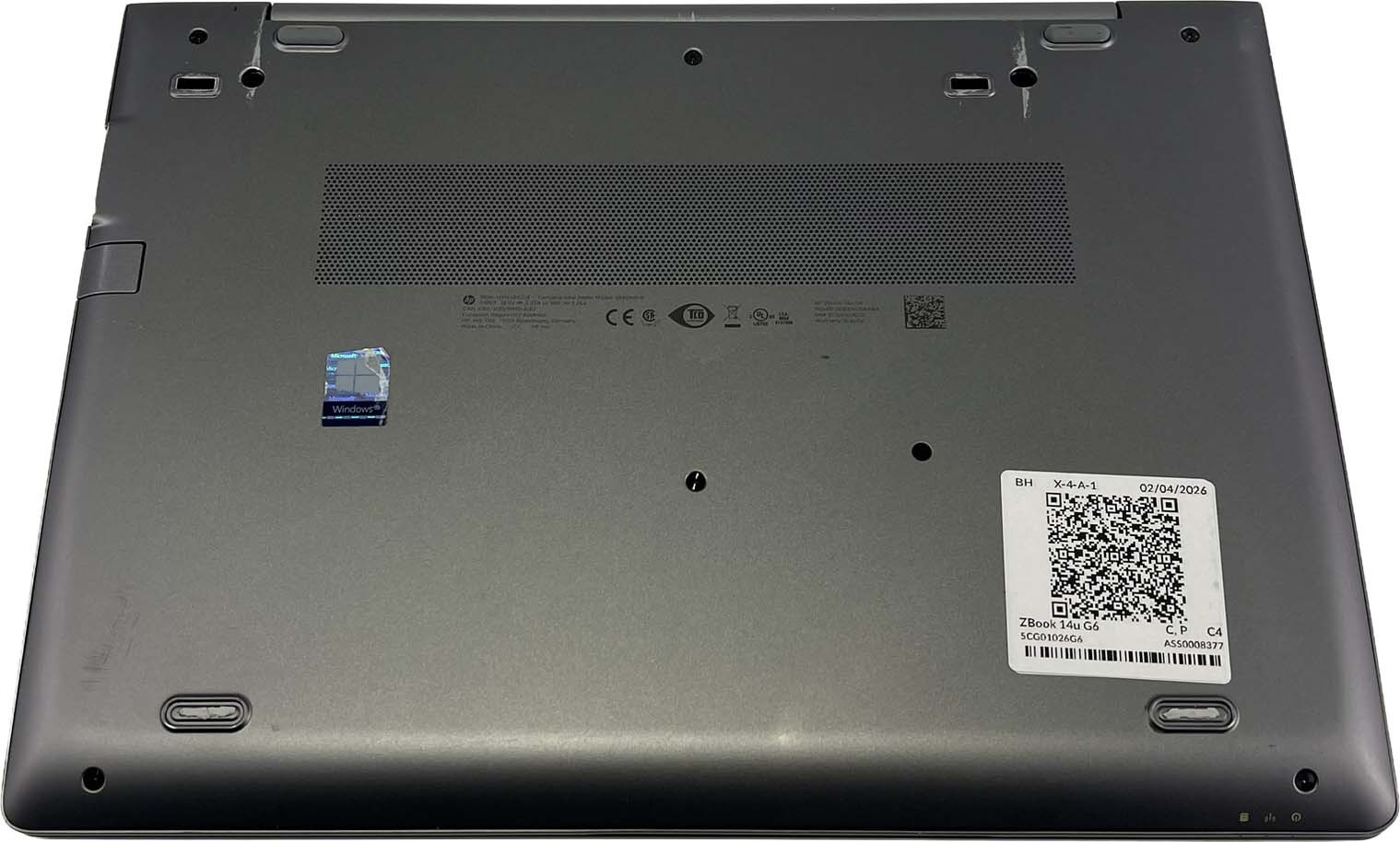 HP ZBook 14u G6 14″ Laptop i5 8th Gen 256GB SSD 8GB RAM Win 11 Pro (BH) CP