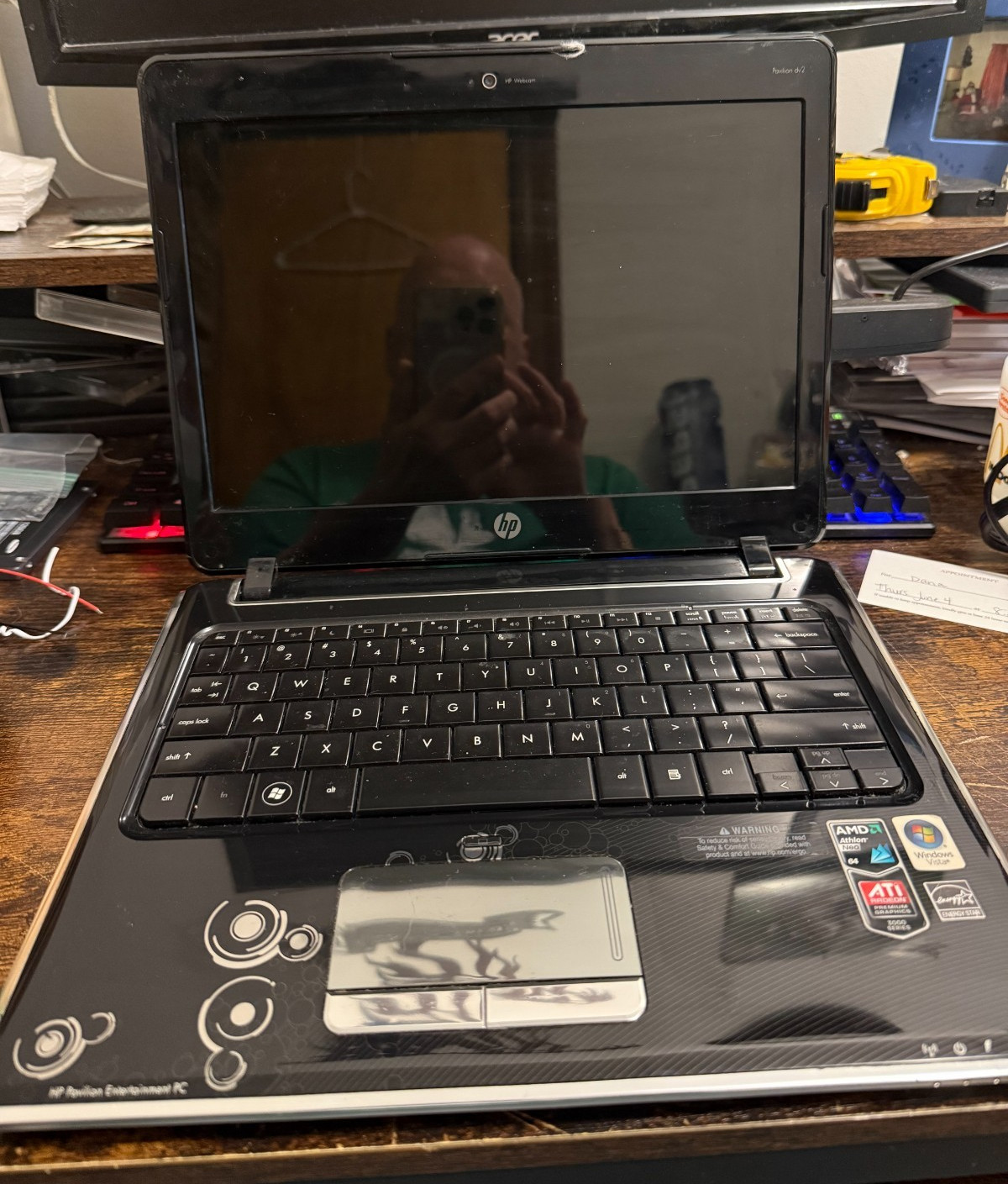Nice! HP PAVILION dv2-1039wm 500GB HDD 12.1″ 4GB Ram, read free ship