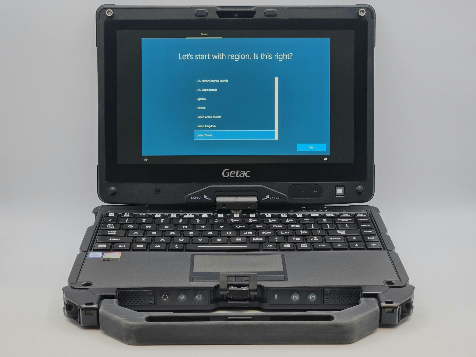 Getac V110G4 2-in-1 11″ HD Touch I5-7200U 256GB SSD 16GB W10 Pro Webcam *READ*