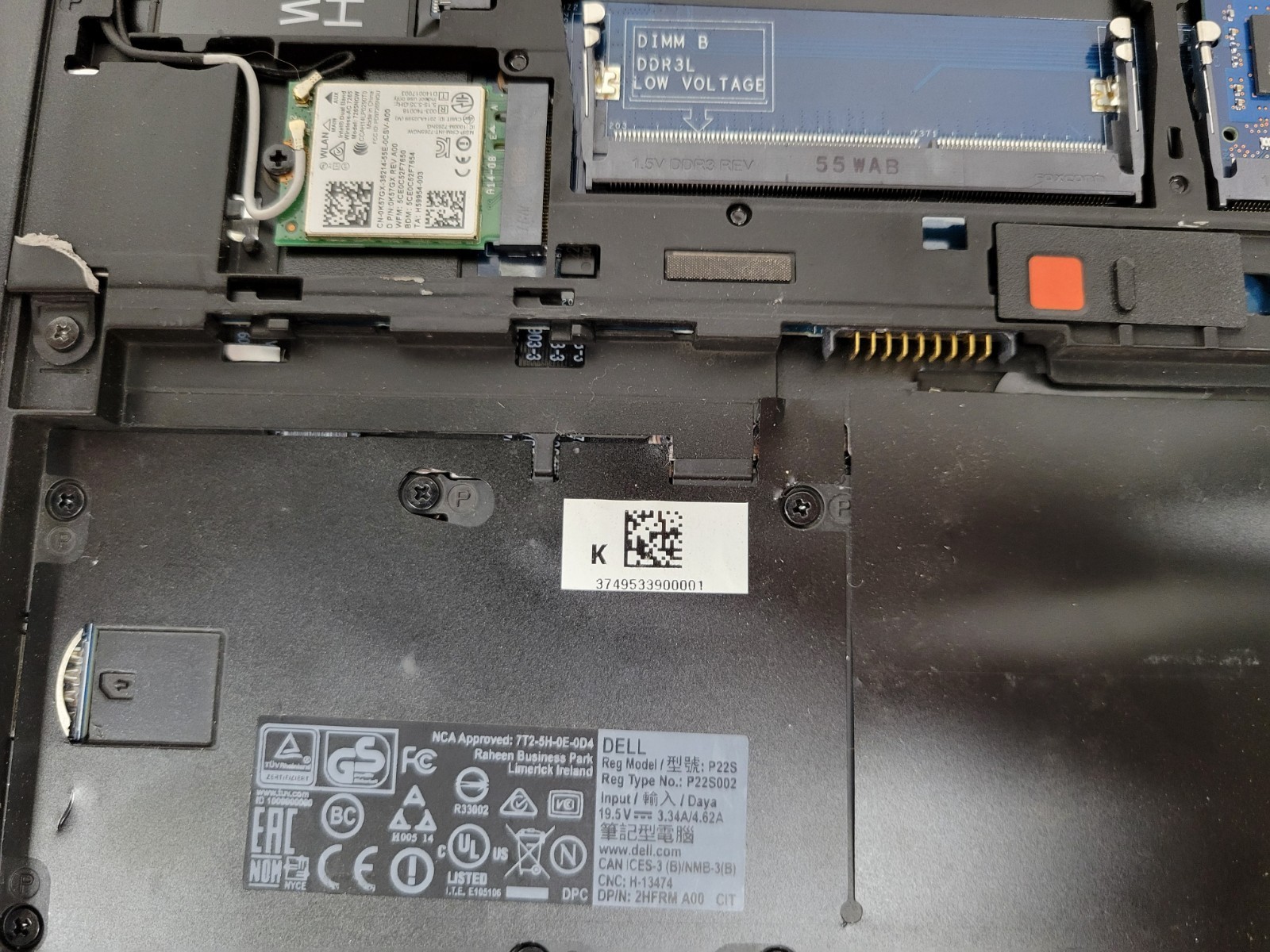 Dell Latitude E7250 i5-5300U@2.3GHz 4GB RAM *NO COVER/SSD/OS/BATT/AS IS* | LP517