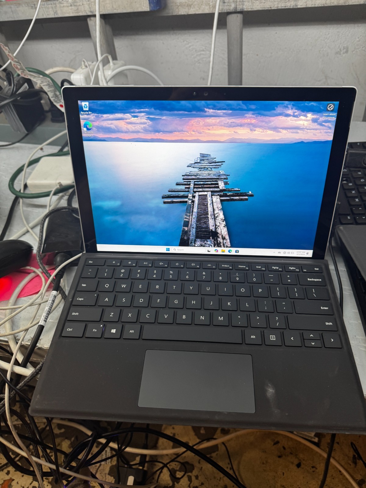 Microsoft Surface Pro 4 Core I5-6300U 128GB SSD 4GB RAM Laptop #6363