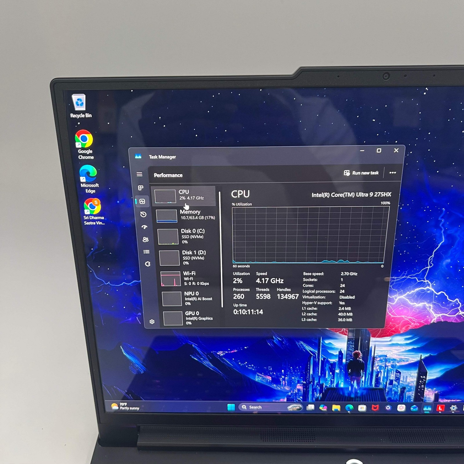 Lenovo Legion Pro 7 16IAX10H 16-inch Ultra 9 64GB RAM 2TB RTX 5090 Laptop Black