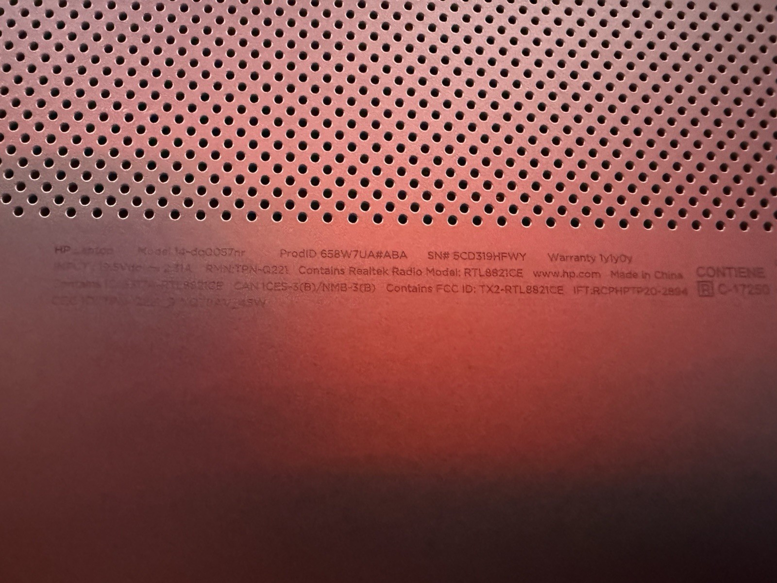 HP Laptop 14-DQ0057NR