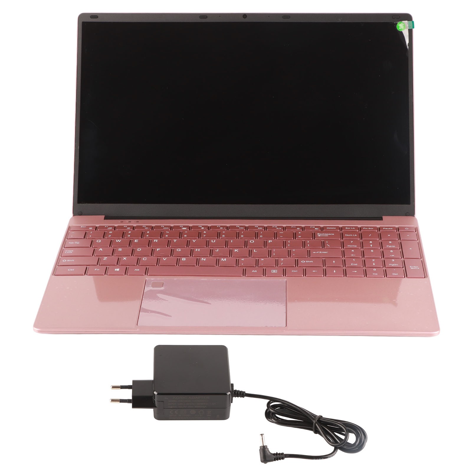 Pink Laptop 15.6 Inch Quad Core CPU Fingerprint Reader For Business Popular