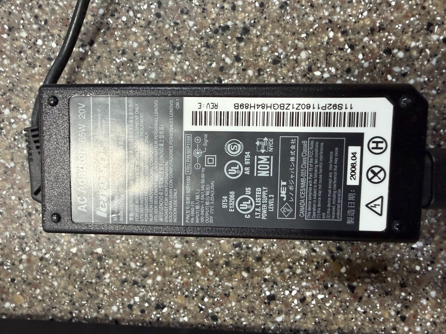 Rare Lenovo ThinkPad T61p 15.4″ WUXGA 1920×1200 T7800 4GB Win10 Pro Quadro FX570